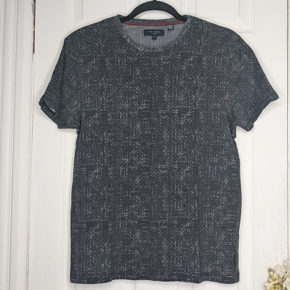 Ted Baker Printed Crewneck T-shirt Pullover